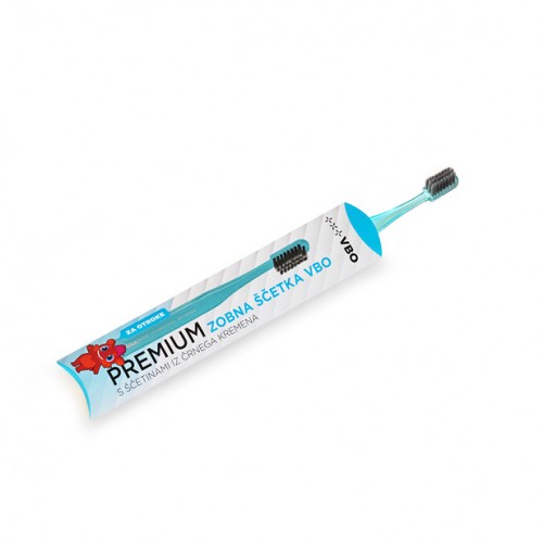 VBO Premium toothbrush for kids, blue